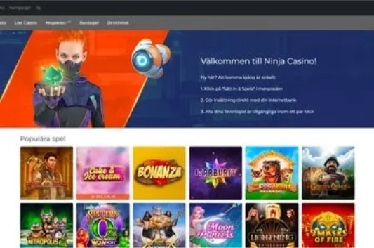 Ninja casino Sverige hemsida