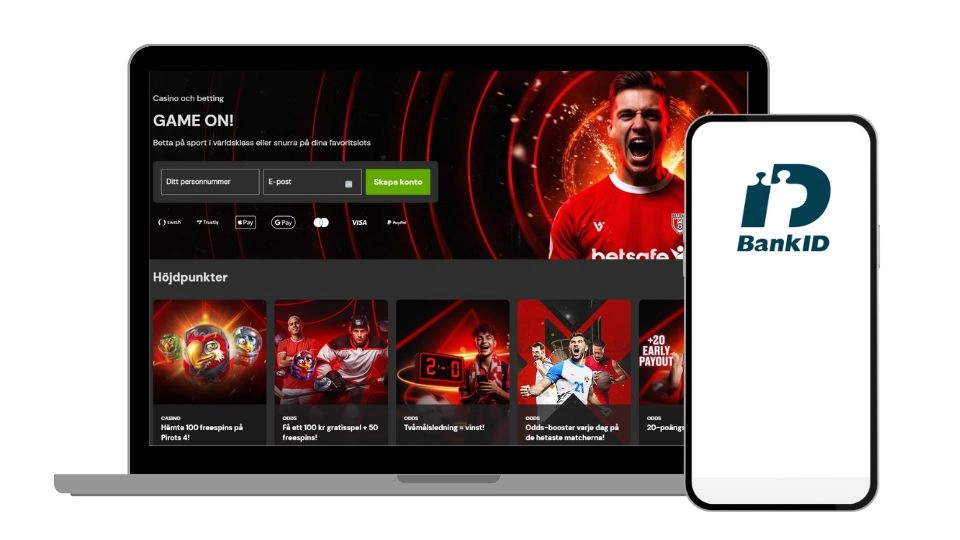 Betsafe logga in med BankID