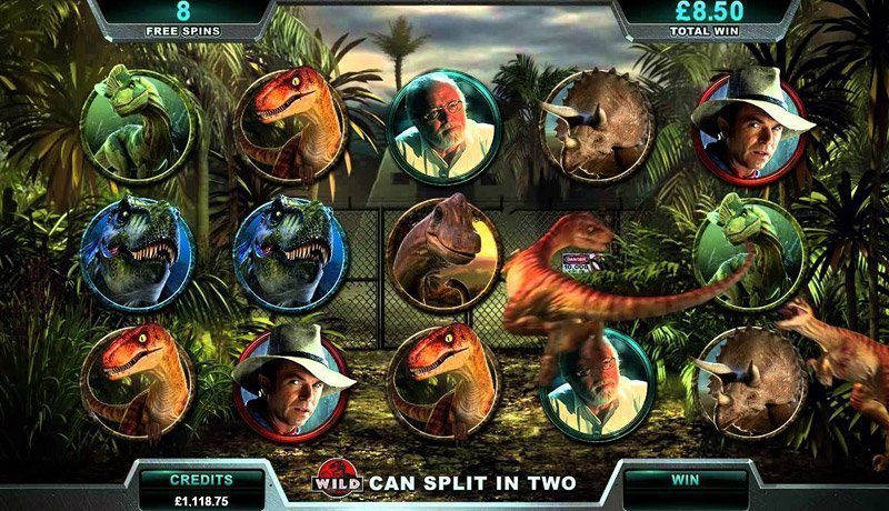 jurassic park casinospel