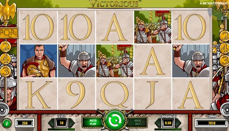victorious slot från netent