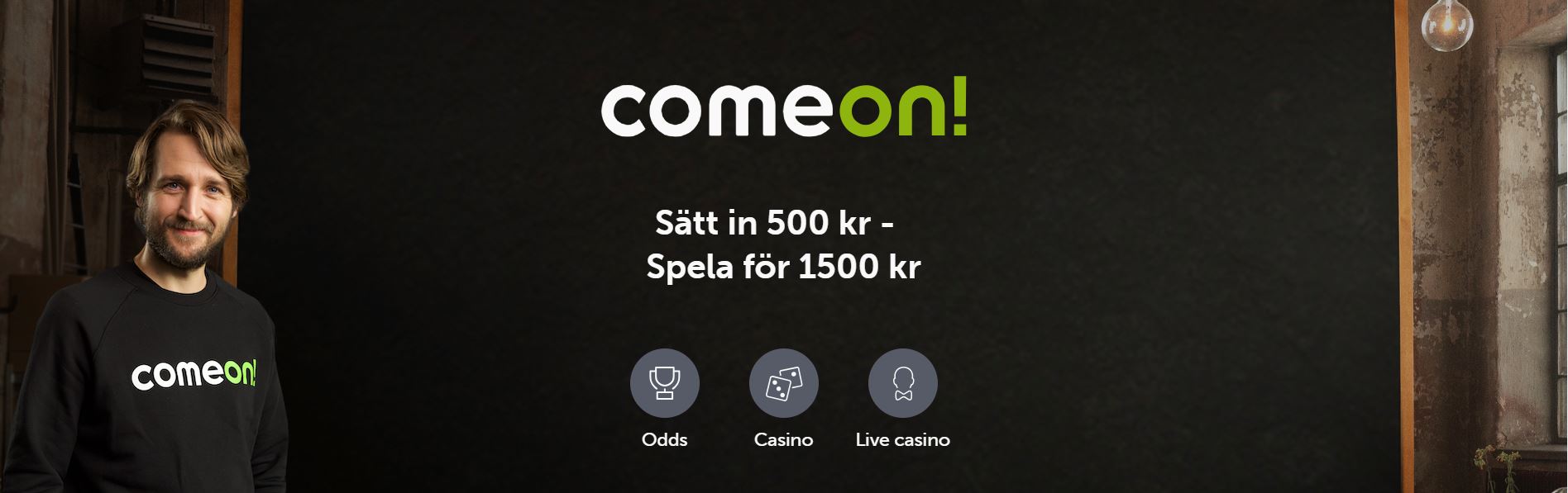 ComeOn valkomstbonus