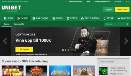 Unibet spelautomater