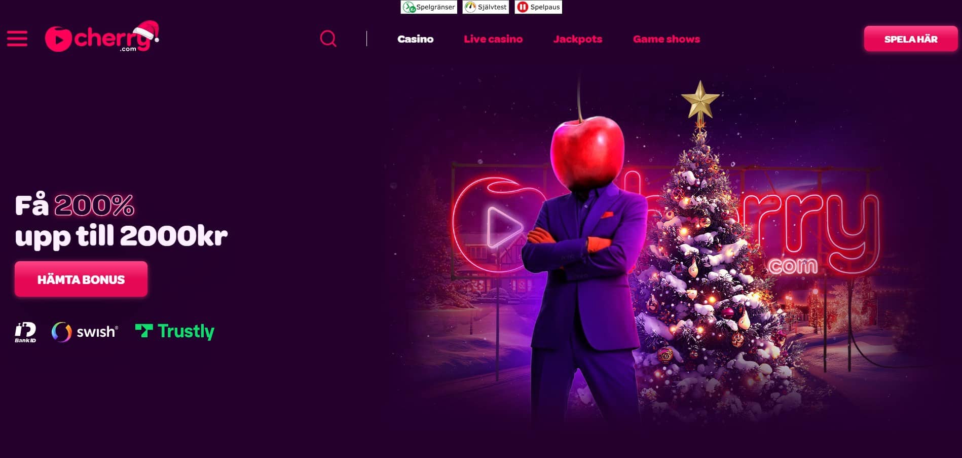Cherry Casino bonus under jul