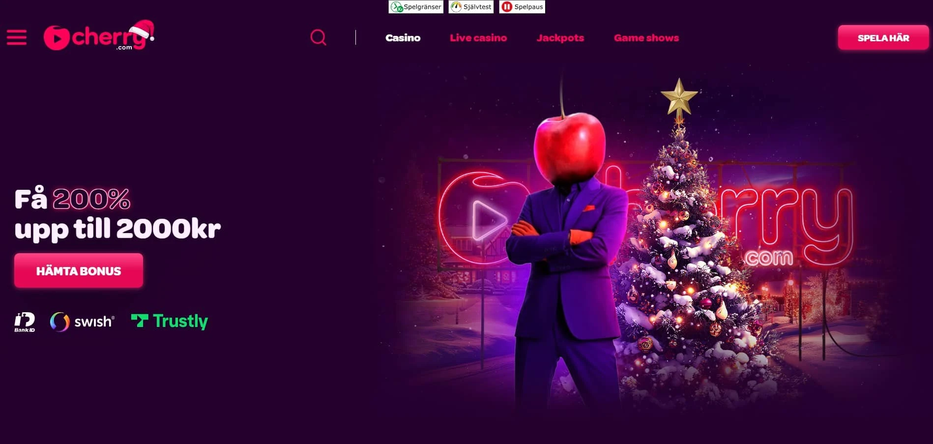 Cherry Casino bonus under jul
