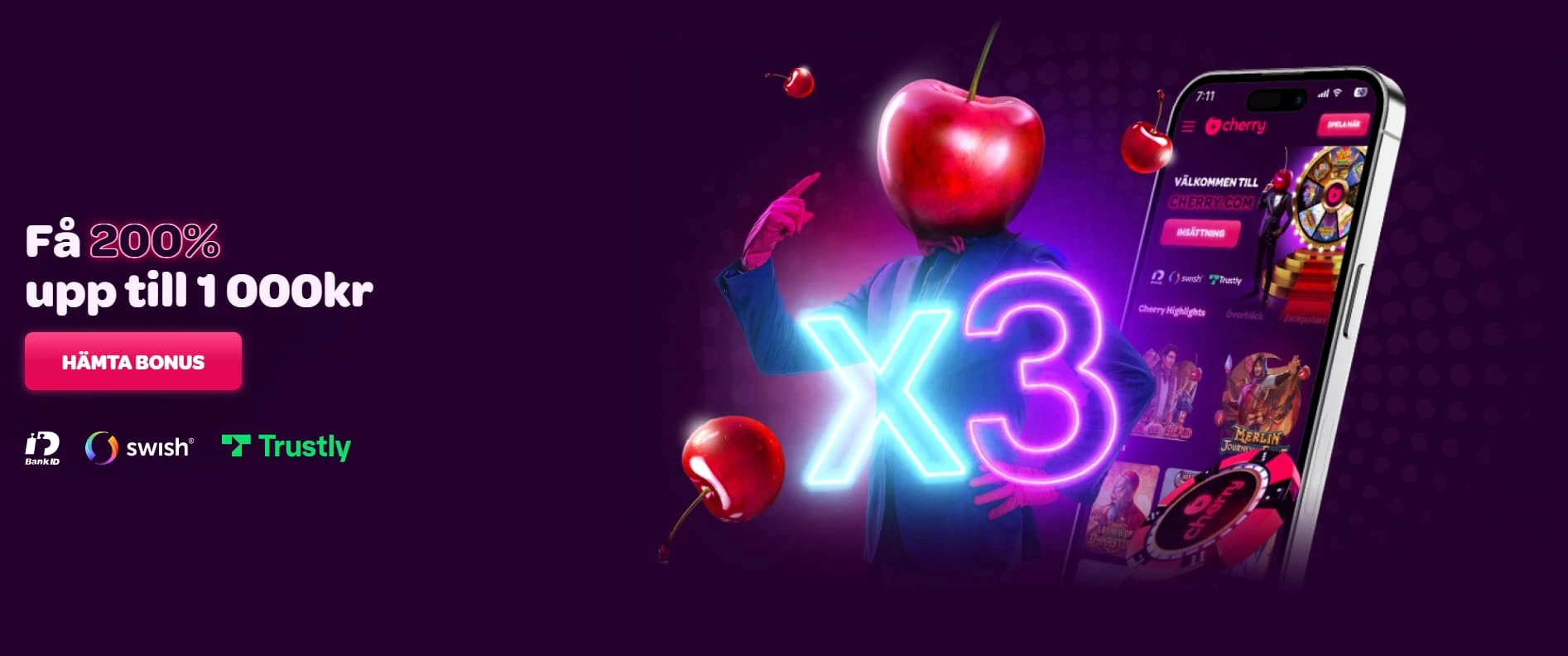 Cherry casino bonus