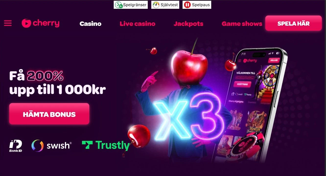 Cherry casino bonus