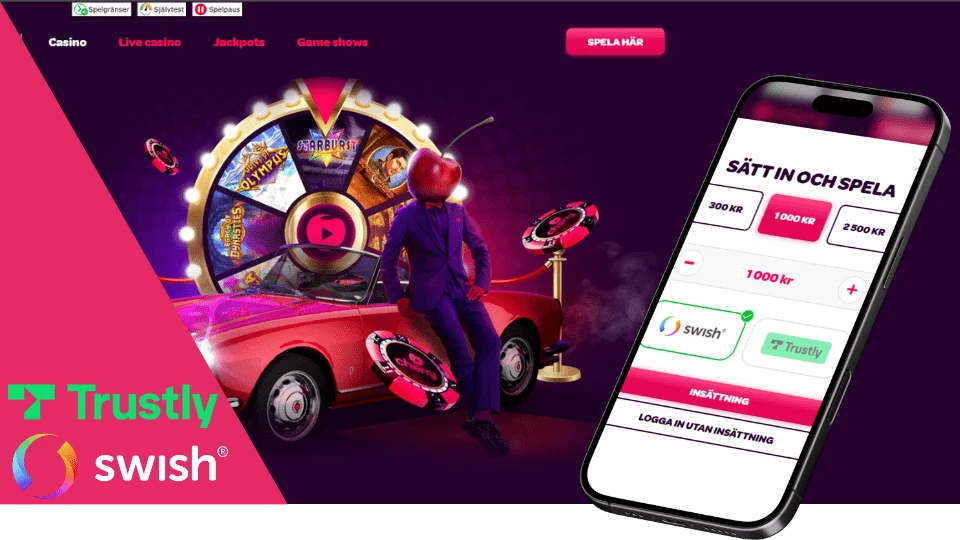 cherry casino insättning och uttagsmetoder