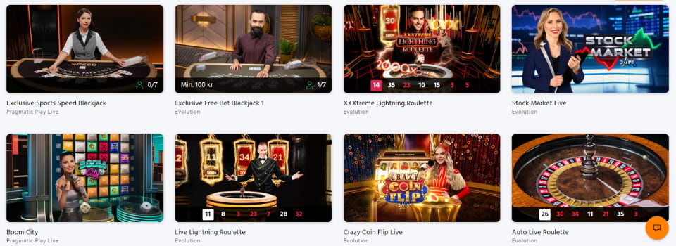 Expekt live casino