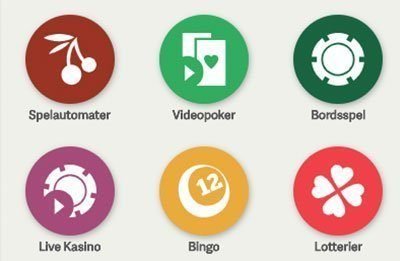 Paf Casino spelutbud