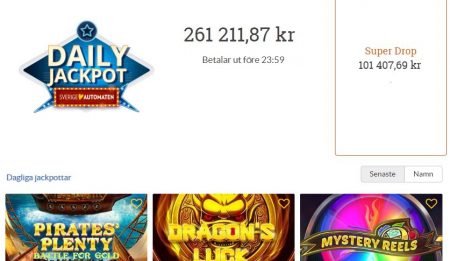 SverigeAutomaten Jackpot