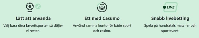 Casumo casino betting