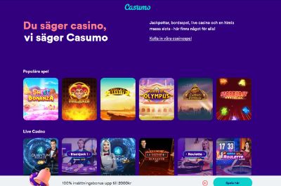 casumo casino spel