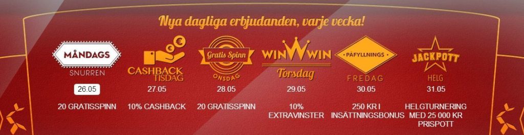 Betsson 20 gratis spinn