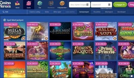 casino heroes spelautomater