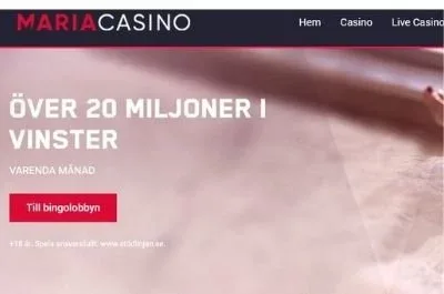 20 miljoner vinst vinstpott hos maria casino