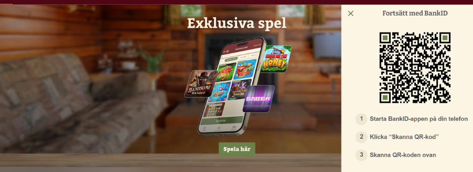 Spela med BankID hos Casinostugan