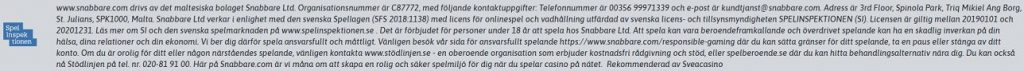 Snabbare casino licens info
