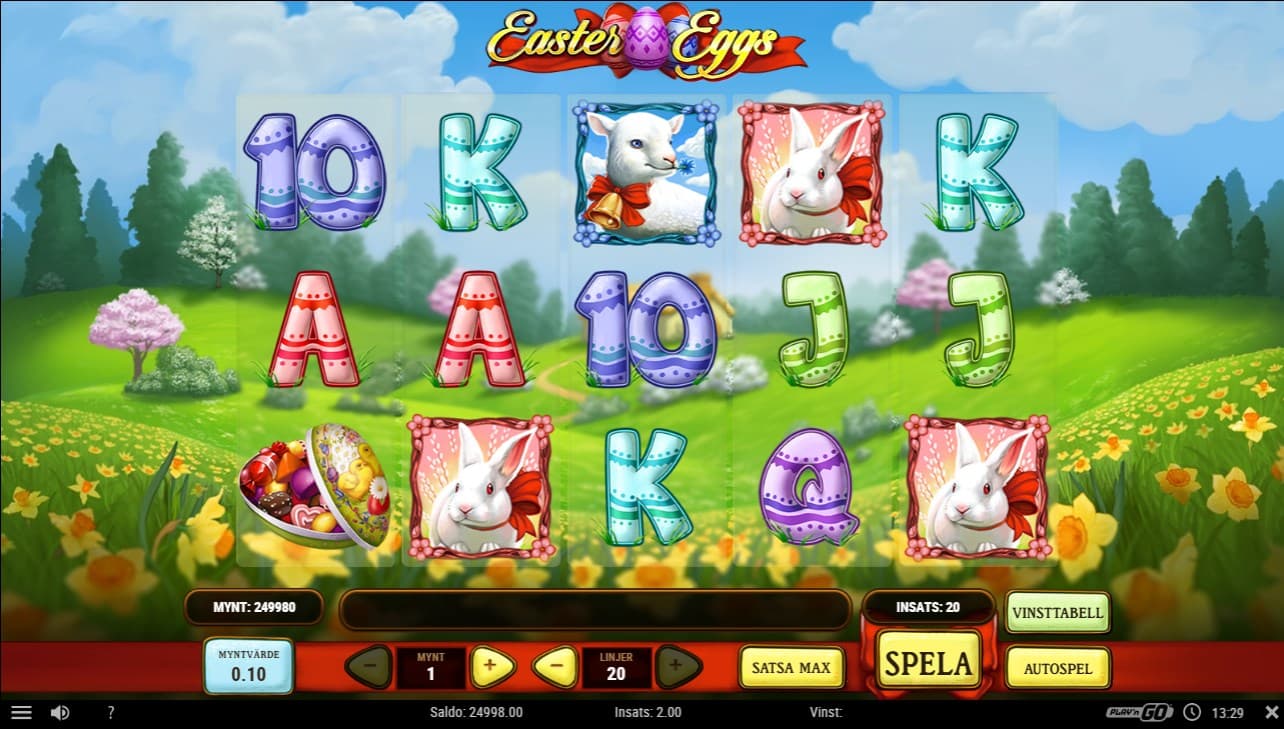 Easter eggs slot spelplan