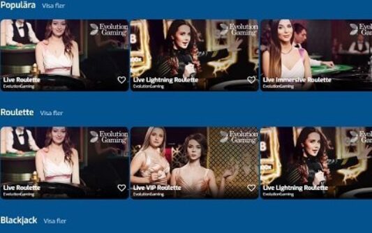 sverigecasino livespel