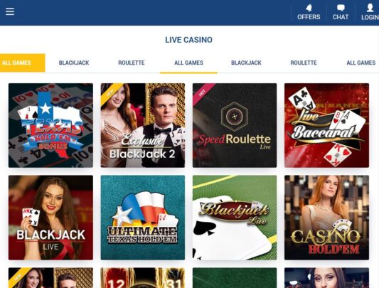 SveaCasino live casino