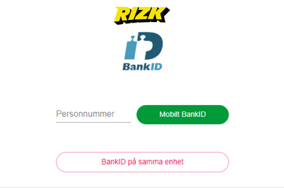 logga in hos Rizk casino