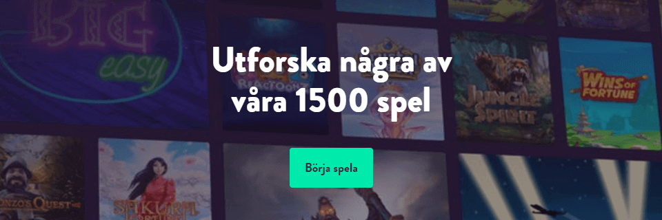 dunder casino har 1500 casinospel