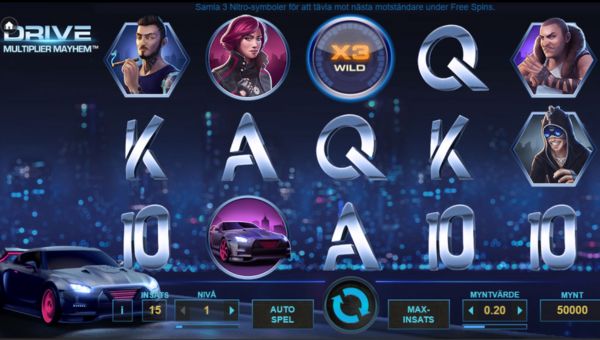 Drive multiplier mayhem slot spelplan