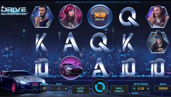 Drive multiplier mayhem slot spelplan