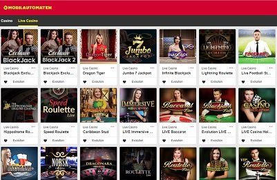 mobilautomaten livecasino