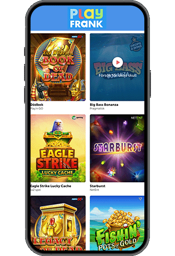 PlayFrank Casino på mobilen