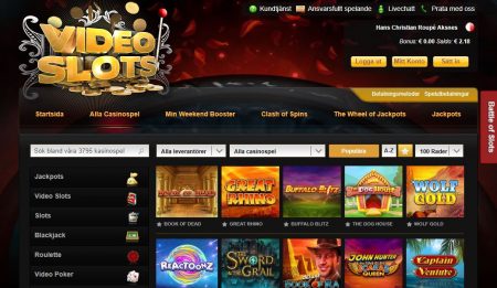 VideoSlots spelautomater