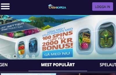 Cashiopeia casino bonus