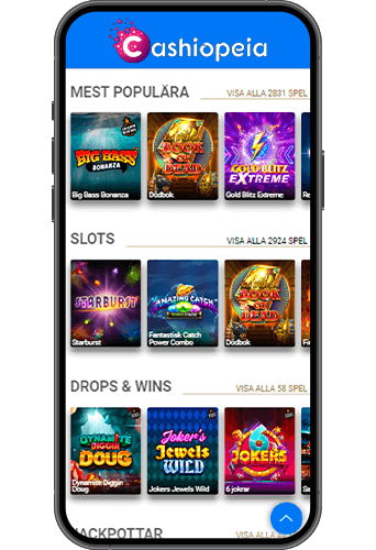 Cashiopeia Casino på mobilen
