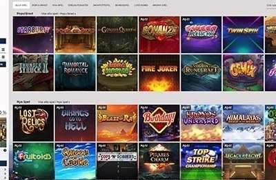 Nyspins slots spel