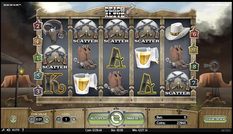 dead or alive slot