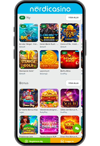 NordiCasino på mobilen