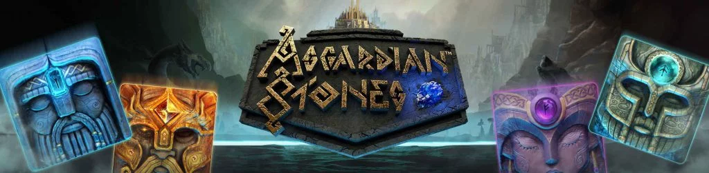 Asgardian stones slot banner