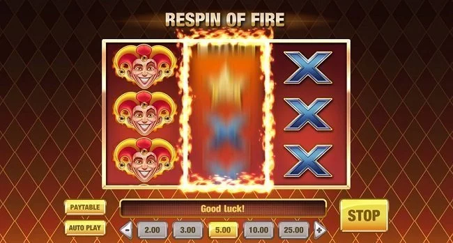 Flaming re-spins
