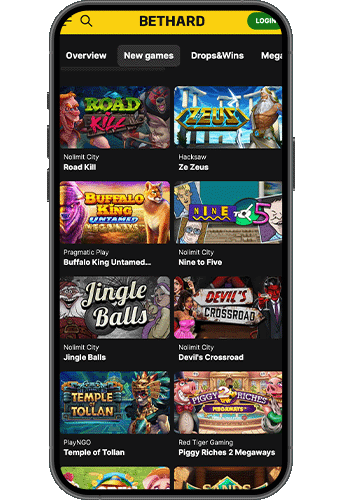 Bethard Casino på mobilen