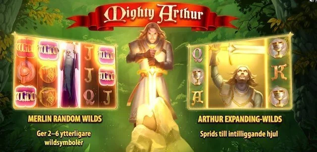 Mighty Arthur slot wilds
