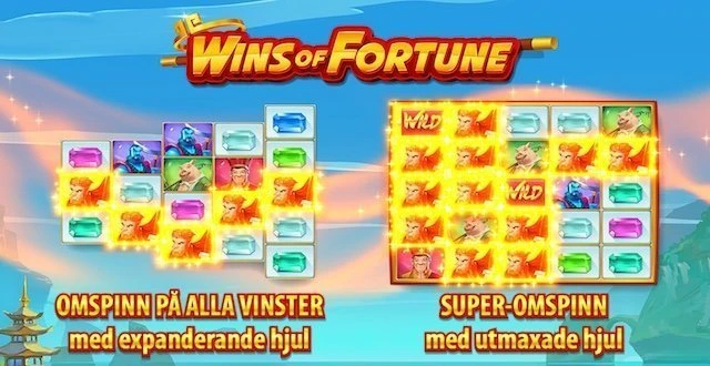 Wins of fortune slot funktioner
