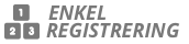 • Enkel registrering