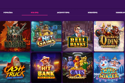 Spel hos FrankFred casino