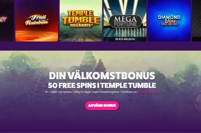 frank fred bonus välkomsterbjudande