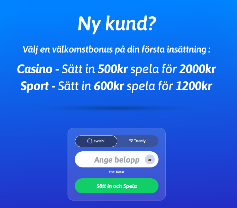 Snabbare casino bonus