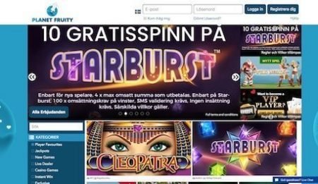 Planet Fruity casino bonus