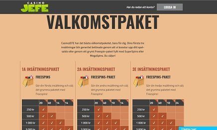 välkomstbonus