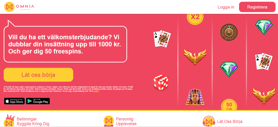 omnia casino bonus erbjudande