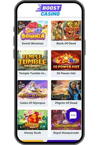 Boost Casino på mobilen