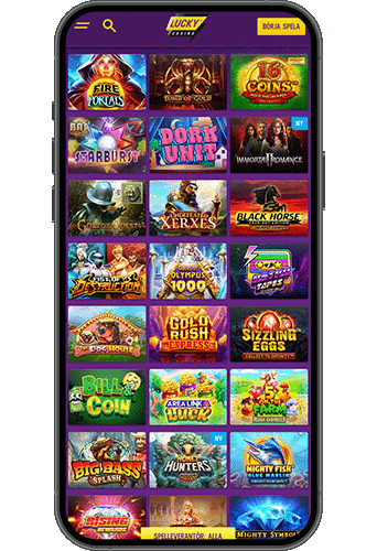 Lucky Casino på mobilen